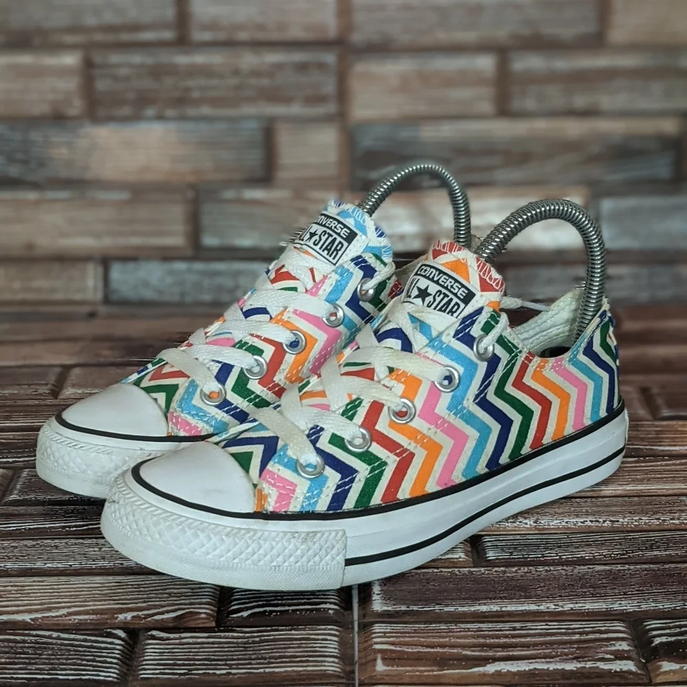 Converee Chuck Taylor All Stars Multi Colored Graphic Sneaker - Women's 6_2